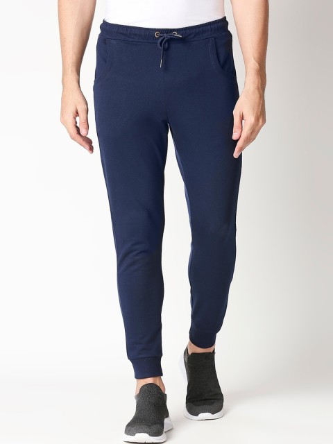 

Bewakoof Men Blue Solid Joggers