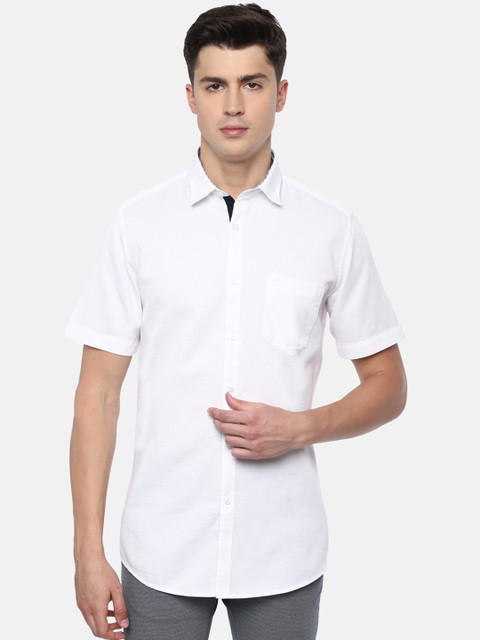 

Van Heusen Sport Men White Slim Fit Casual Shirt