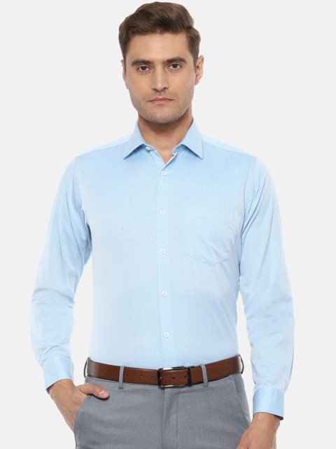 

Van Heusen Men Blue Formal Shirt