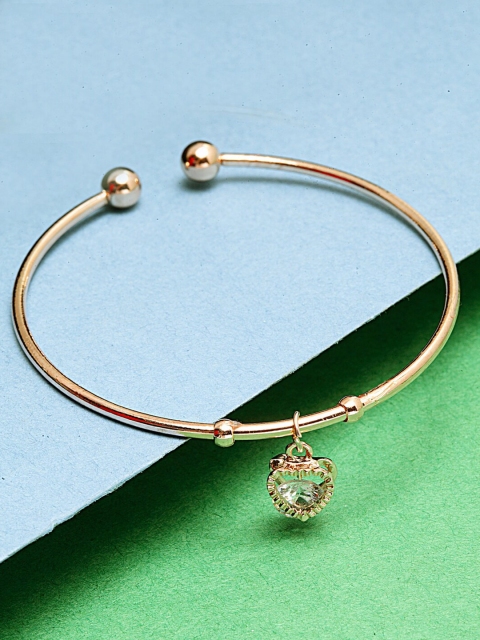

Ferosh Women Rose Gold & White Cuff Bracelet