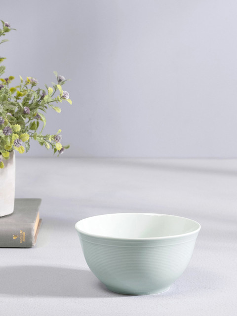 

Pure Home and Living Cream-Coloured 2 Pieces Ceramic Glossy Light Lagoon Side Bowls