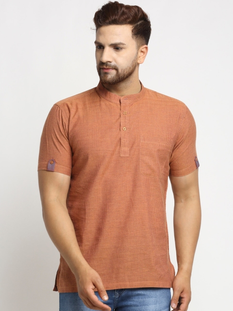 

NEUDIS Men Orange Short Kurta