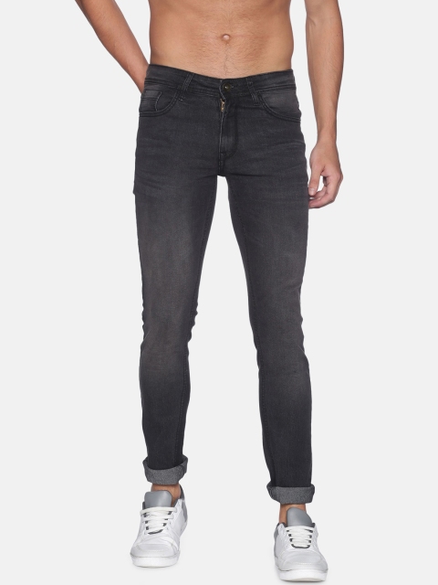 

IVOC Men Black Classic Skinny Fit Light Fade Stretchable Jeans