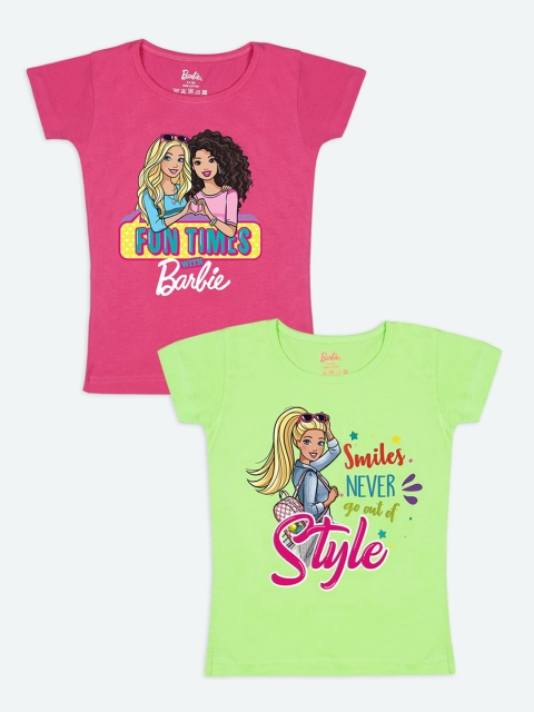 

Barbie Girls Multicoloured 2 Printed T-shirt, Multi