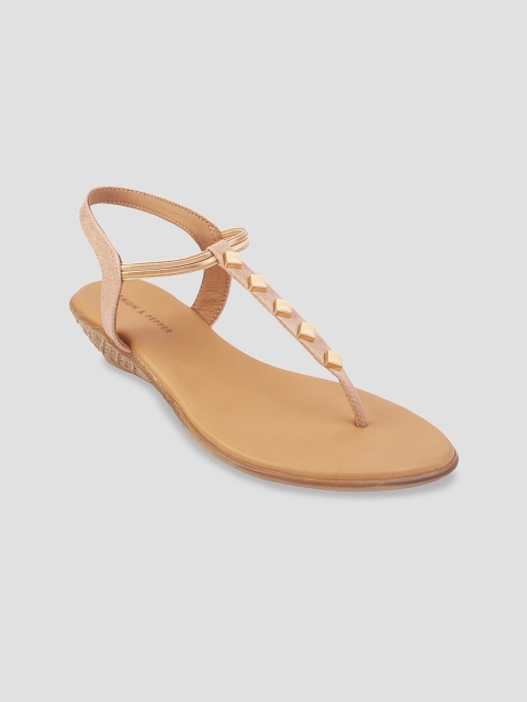 

LEMON & PEPPER Pink Embellished Comfort Sandals