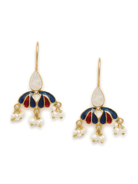 

Fabindia Gold-Toned Contemporary Drop Earrings