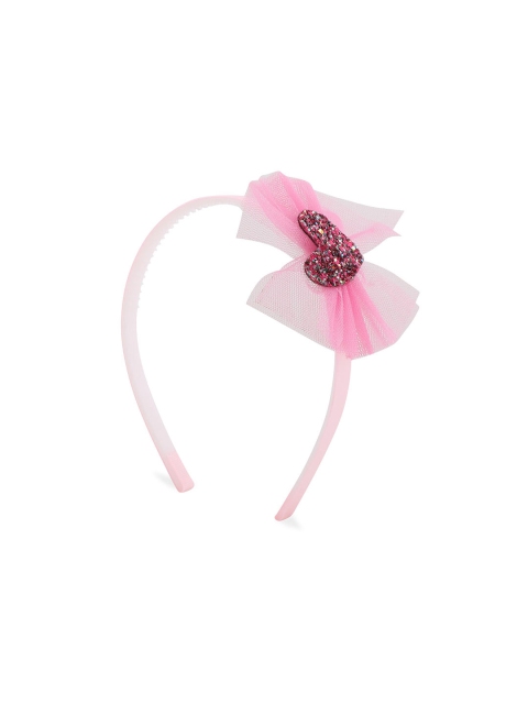 

Toniq Kids Girls Pink & Red Embellished Hairband