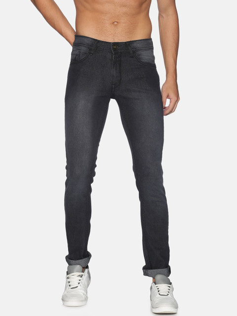 

IVOC Men Black Skinny Fit Light Fade Jeans