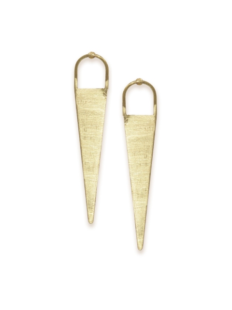 

Fabindia Gold-Toned Contemporary Drop Earrings