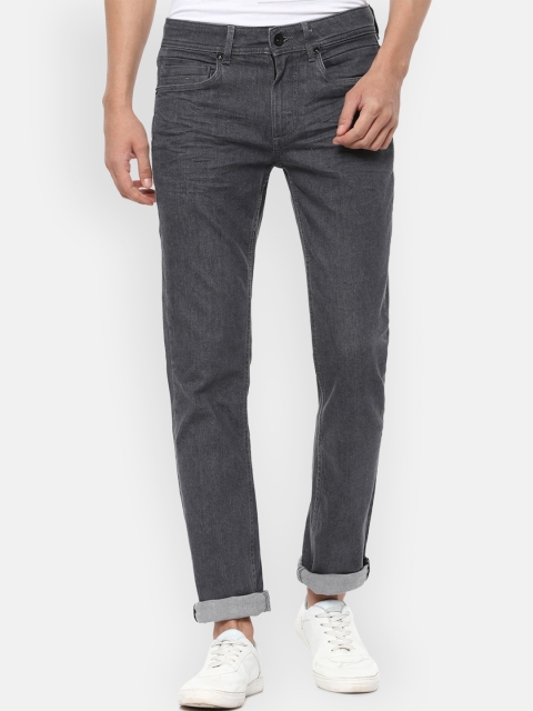 

Louis Philippe Jeans Men Grey Slim Fit Mid Rise Jeans