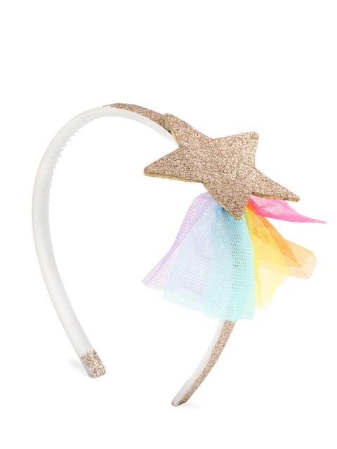 

Toniq Kids Girls Gold-Toned & Pink Hairband