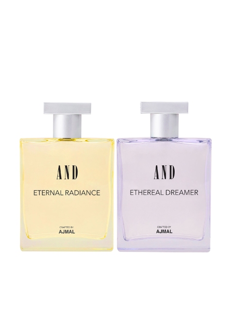 AND Set of 2 Eternal Radiance EDP & Ethereal Dreamer EDP - Crafted By Ajmal, Multi
AND Set of 2 Eternal Radiance EDP & Ethereal Dreamer EDP - Crafted By Ajmal, Multi