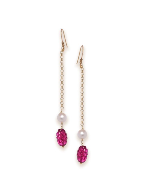 

Fabindia Gold-Toned Contemporary Drop Earrings