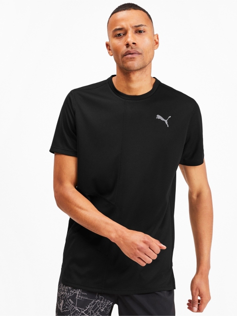 

Puma Men Black Running Performance Fit T-shirt