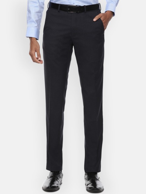 

Van Heusen Men Grey Slim Fit Formal Trousers