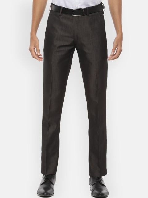 

Van Heusen Men Grey Slim Fit Formal Trousers