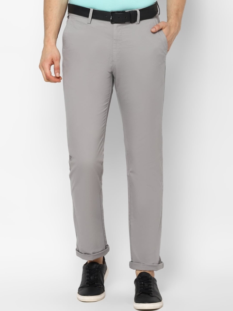 

Allen Solly Men Grey Formal Trousers