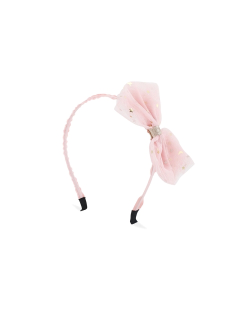 

Toniq Kids Girls Pink & Gold-Toned Embellished Hairband