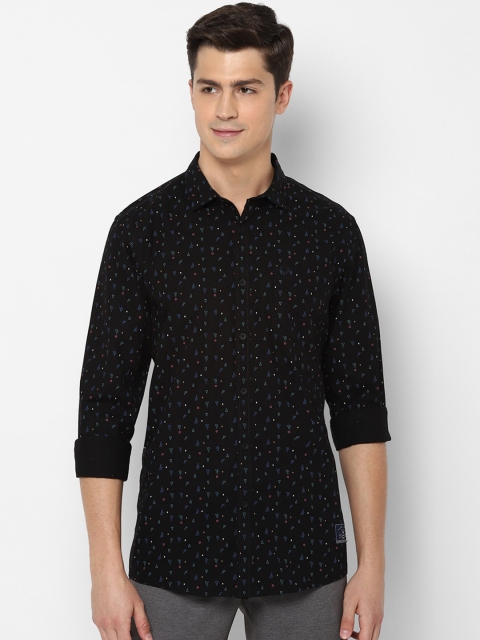 

Allen Solly Sport Men Black Printed Cotton Casual Shirt