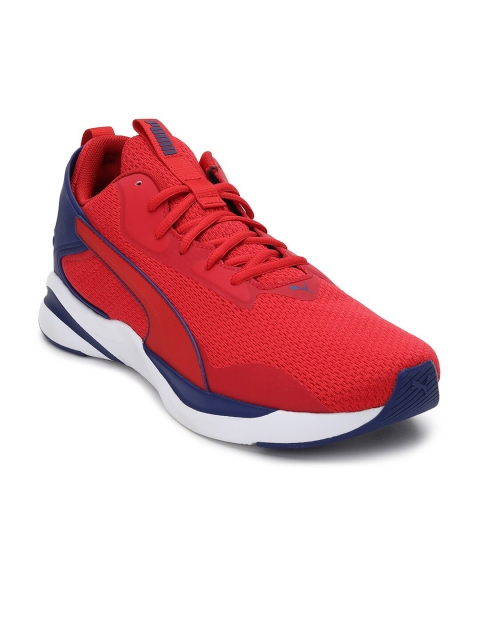 

Puma Men Red Mesh SOFTRIDE Rift Tech Road Running Shoes