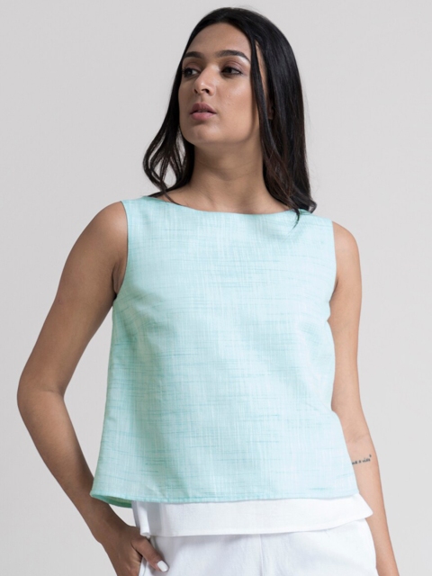 

FableStreet Blue Regular Top