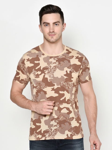 

ELEGANCE Men Multicoloured Floral Printed T-shirt, Multi