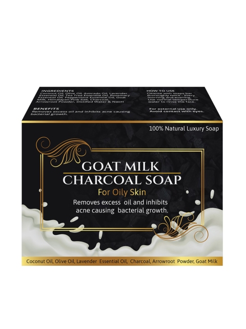 

Vedobi Payas Goat Milk Charcoal Soap, Black