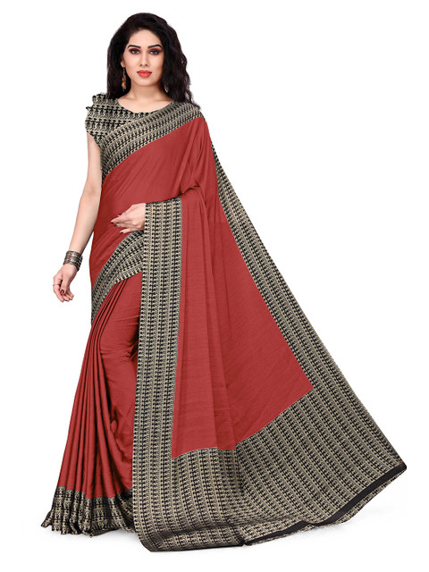 

KALINI Women Red Warli Printed Saree