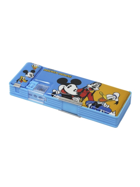 

Disney Blue & Orange Mickey Mouse Printed Pencil Box