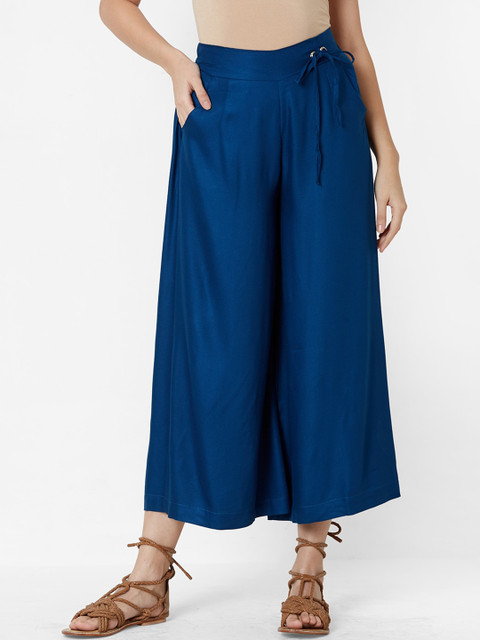

ZOLA Women Blue Culottes Trousers