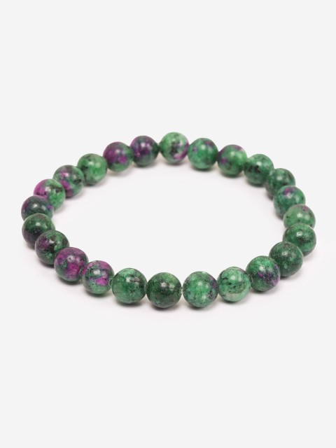 

BuckleUp Unisex Green & Brown Elasticated Bracelet