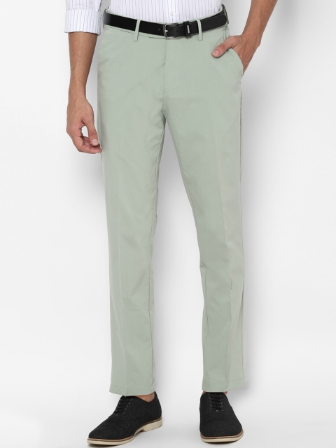

Allen Solly Men Green Slim Fit Casual Trousers