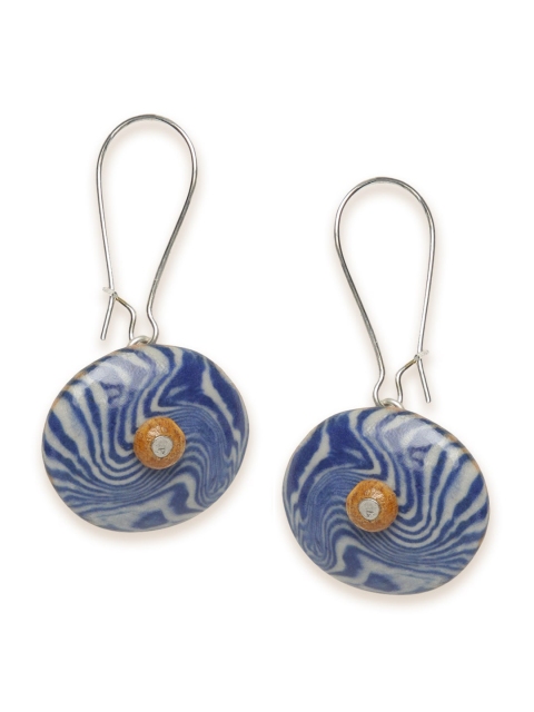 

Fabindia Blue Contemporary Drop Earrings