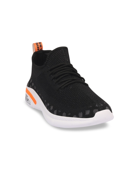 

M7 by Metronaut Men Black Woven Design Sneakers