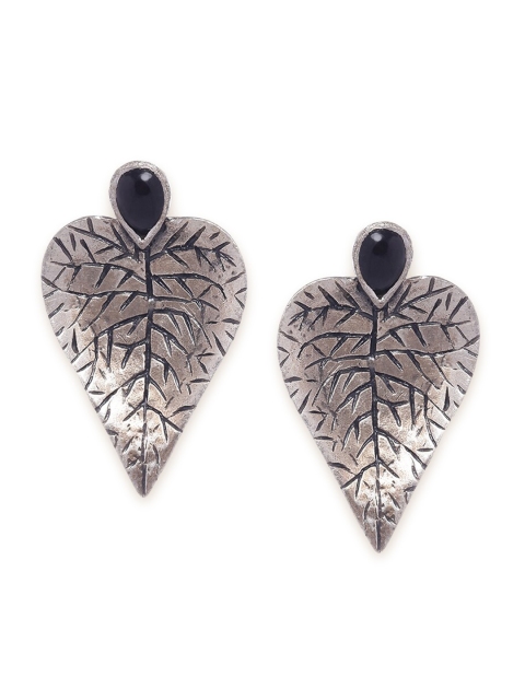 

Fabindia Women Silver-Toned Contemporary Studs Earrings