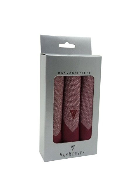 

Van Heusen Pack Of 3 Maroon Cotton Handkerchief