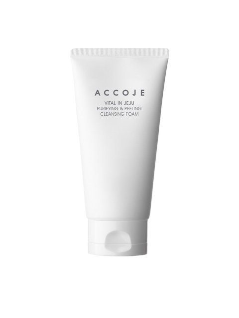 

ACCOJE Vital in Jeju Purifying & Peeling Cleansing Foam - 150ml, White