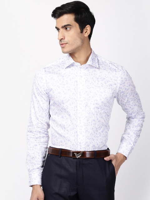 

Blackberrys Men Purple Slim Fit Floral Printed Casual Shirt