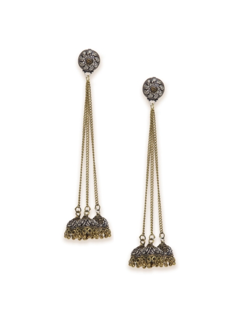 

Fabindia Gold-Toned Contemporary Drop Earrings