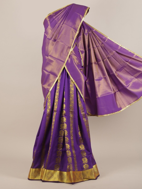 

Pothys Women Violet Traditional Half Saree
