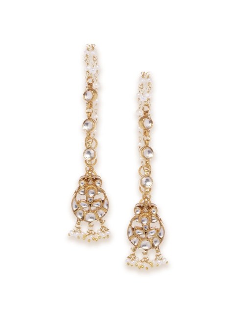 

Fabindia Gold-Toned Contemporary Drop Earrings