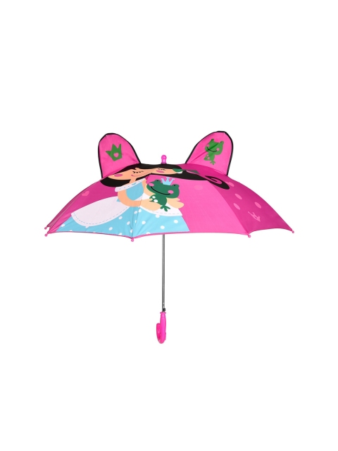 

Toniq Kids Kids Pink & Turquoise Blue Pretty Fairy Princess Printed Umbrella