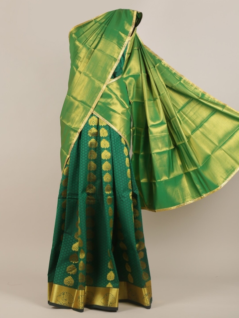 

Pothys Women Traditional Green Half Saree