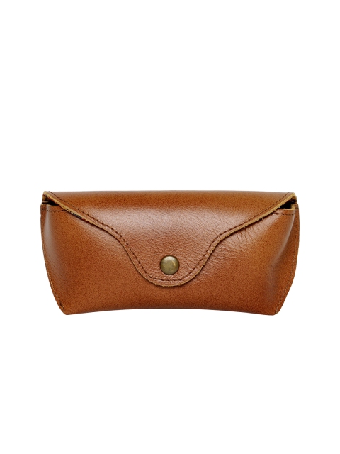 

Fabindia Brown Leather Structured Sunglasses Case