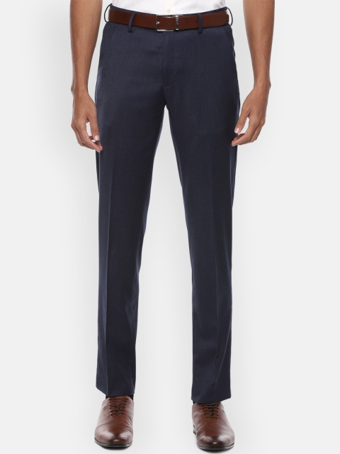 

Van Heusen Men Grey Slim Fit Formal Trousers