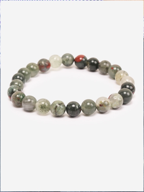 

BuckleUp Unisex Olive Green & White Elasticated Bracelet