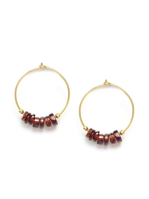 

Fabindia Gold-Toned Contemporary Hoop Earrings