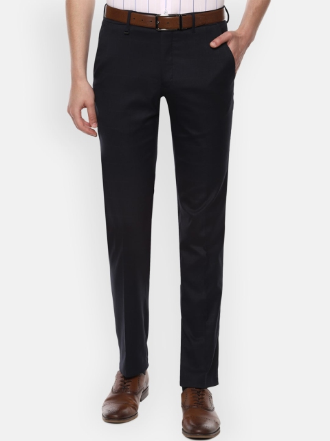 

Van Heusen Men Black Slim Fit Formal Trousers
