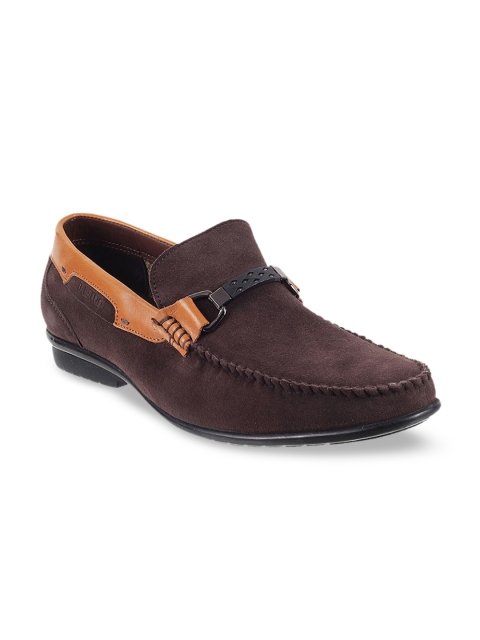 

Metro Men Brown Suede Loafers