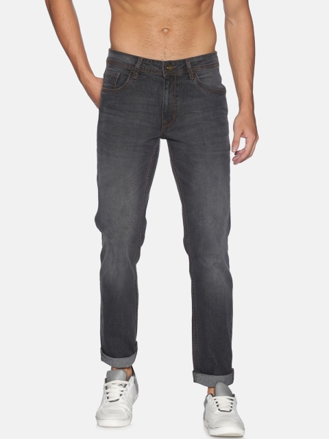 

IVOC Men Grey Slim Fit Light Fade Stretchable Jeans